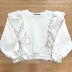 SEASON REASON フリルパールトレーナー　120cm