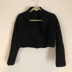 45R ニットボレロ　黒