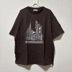 Adoon plain ブラウン メンズTシャツ