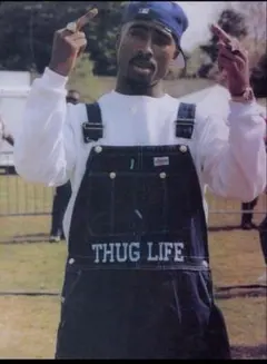 THUG LIFE KARL KANI 2PAC 着用　オーバーオール