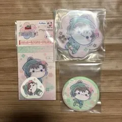 忍たま乱太郎　フリューくじ　アクリルスタンド　缶バッジ　ステッカー　善法寺伊作