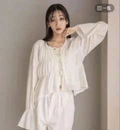 LOWRYSFARM ヨウリュウシャーリングショートブラウスのサムネイル