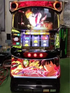 パチスロ実機Sパチスロ甲鉄城のカバネリZR全員集合パネルコイン不要機 