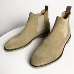 美品✨ZARA サイドゴア ショートブーツ スエード 41 ベージュ