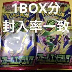 封入率一致・レシート付】ストームエメラルダ 1BOX 30パック 箱なし_13