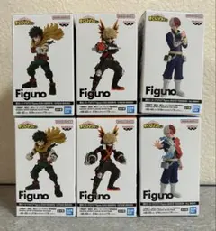 僕のヒーローアカデミア Figuno プライズフィギュア　6点セット