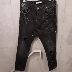 ZARA ダメージ　スキニー　パンツ　mnml　fuga