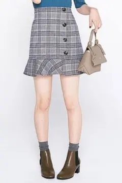OLIVE des OLIVE チェックマーメードミニスカートのサムネイル