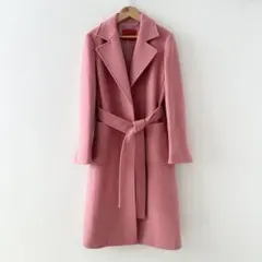 美品✨MAX&Co. ロングコート　RANAWAY ラナウェイ　ピンク　36 美品✨MAX&Co. ロングコート RANAWAY ラナウェイ ピンク 36