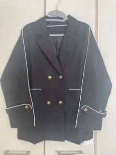 ダブルブレストジャケット チェック