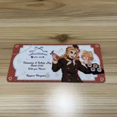 鬼滅の刃　バレンタイン　ホワイトデー　招待状風チケットカード