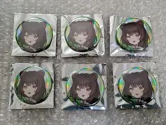 戌亥とこ【さんばか6thAnniversary】オーロラ缶バッジ