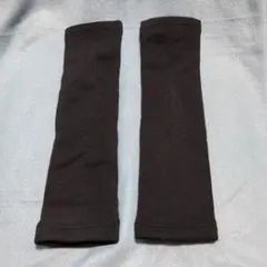 裏起毛レッグウォーマー ブラック黒 約10×38cm 未使用