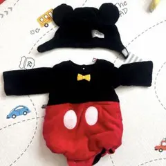 ミッキーマウス 着ぐるみ コスプレ　70-80cm　ロンパース