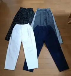 140 ユニクロ　GU パンツ　デニム