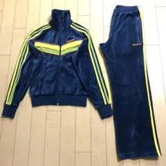 adidasOriginalsベロアジャージ上下セットNAVYメンズ送料無料