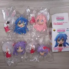 【内袋未開封】一番くじ らきすた らっきーぐらんぷり H賞 きゅんキャラ ４種