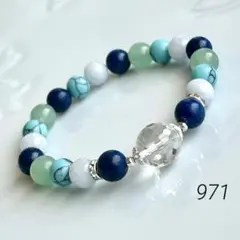 No.971✨水晶とブルー系天然石✨