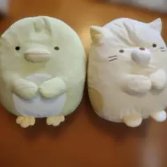 すみっコぐらし　ねこ　ぺんぎん？　Lサイズ　ぬいぐるみのサムネイル