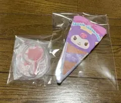 サンリオ【キャンディマスコットチャーム＆アイスパッケージ風ミニポーチ】