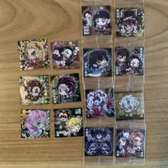 鬼滅の刃 ウエハース ステッカー 14枚