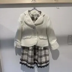 anyFAM チェック柄ドレスとジャケット 110