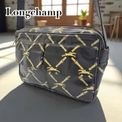 Longchamp Horse Logo ShoulderBag Leather