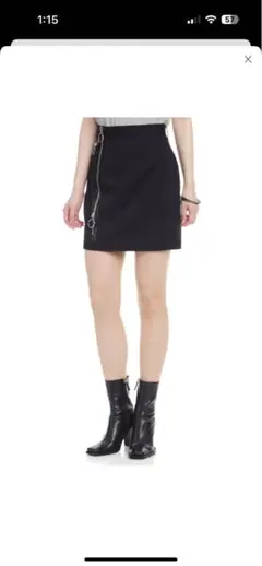 DSQUARED2ジップデザイン　ミニスカートのサムネイル