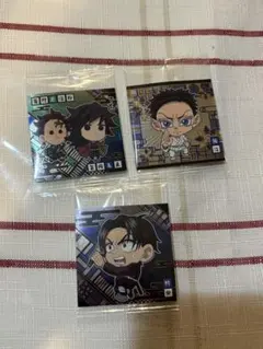 鬼滅の刃　竈門炭治郎　冨岡義勇　村田　狛治　ウエハース　シール