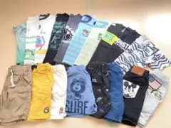 まとめ売り　男の子　110〜120センチ　ボトムス・Tシャツ　春夏
