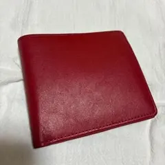 赤のオーストリッチレザー二つ折り財布 オーストリッチレザー 二つ折り財布 - メルカリ