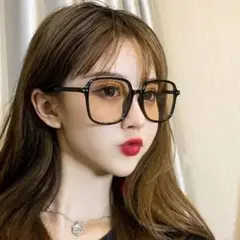 t91新品レディース眼鏡インスタ映え伊達メガネ男女兼用78