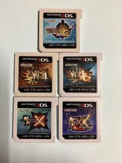 モンスターハンター　3DSソフト　5点まとめ売り
