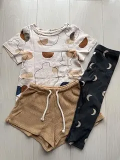 organiczoo セットアップ　1-2y Charcoal Midnight Suit | Organic Zoo