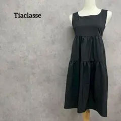 Tiaclasse ティアクラッセ ワンピース ノースリーブ　切替　Sのサムネイル