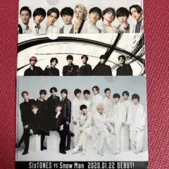 SnowMan SixTONES デビュー　クリアファイル