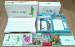 Wii本体、Wii Fit、ソフト5本セット