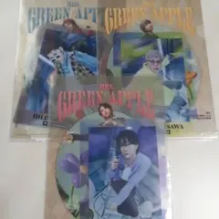 ミセスグリーンアップル一番くじ 『F賞』クリアファイル＆ステッカー 3種