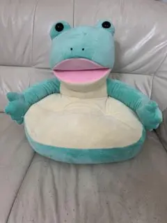 【全新未使用】　青蛙坐姿靠墊
