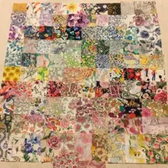 リバティ　102枚パッチワーク用印付きカットクロスセット　3×3cm印付き　⑦