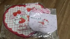 サンリオ 一番くじ ハート型マットとミニトートバッグセット