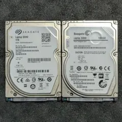 Seagate SSHD 1TB 2.5インチ 2個セット