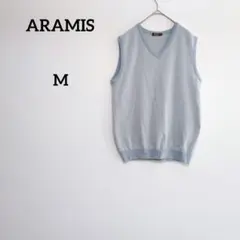 ARAMIS ニット セーター ベスト Vネック 毛100%