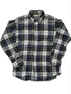 【L.L.Bean】 ボタンダウンシャツ Mサイズ相当 チェックシャツ