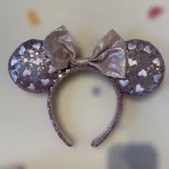 ディズニーハート型スパンコールカチューシャ