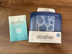 Stasher EZ サンドイッチ M シリコーンバッグ ブルー　スタッシャーのサムネイル