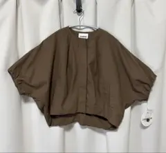 美品B&Y ユナイテッドアローズ 短丈オーバーサイズコットン 半袖シャツ 