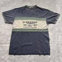 90s ダンロップ モータースポーツ リンガーTシャツ M ヴィンテージのサムネイル