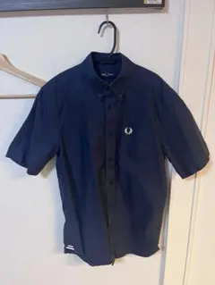 FRED PERRY 半袖シャツ ネイビー Sのサムネイル