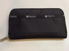 LeSportsac レスポートサック　長財布　黒